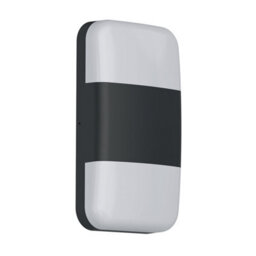 Luminosa Lighting Elstead Lars Outdoor Flush Wall Lamp Black, 3000K, Ip65