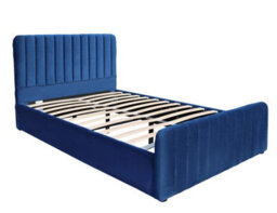 Kosy Koala Ottoman Gas Lift Storage Bed 4Ft Small Double Blue Velvet Bedroom Furniture - thumbnail 4