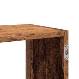 Berkfield Wall Shelf Old Wood 100X25X50 Cm Engineered Wood - thumbnail 9