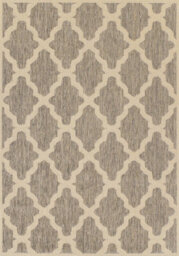 Modern Easy To Clean Anti-Slip Geometric Flatweave Grey Brown Rug For Dining Rug-160Cm X 225Cm - thumbnail 4