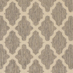 Modern Easy To Clean Anti-Slip Geometric Flatweave Grey Brown Rug For Dining Rug-160Cm X 225Cm - thumbnail 2