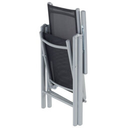Beliani Set Of 6 Garden Chairs Catania Metal Black - thumbnail 7