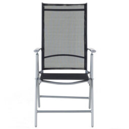 Beliani Set Of 6 Garden Chairs Catania Metal Black - thumbnail 6