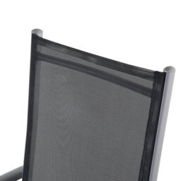 Beliani Set Of 6 Garden Chairs Catania Metal Black - thumbnail 9