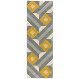 Ochre Grey Handmade Luxurious Modern Wool Soft Handmade Easy To Clean Bedroom Dining Room Living Room Rug -120Cm X 170Cm - thumbnail 7