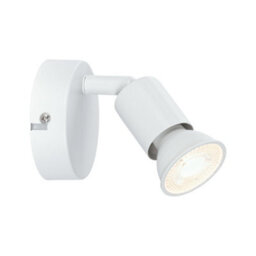 Paulmann 66763 Carolina Spotlight 1-Lamp Max. 10 Watts Ceiling Luminaire White Matt Spot Metal Gu10 - thumbnail 3