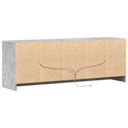 Berkfield Tv Cabinet With Led Concrete Grey 139.5X34X50 Cm Engineered Wood - thumbnail 8