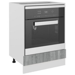 Vidaxl Oven Cabinet Lyon Grey Sonoma 60X46X81.5 Cm Engineered Wood - thumbnail 4