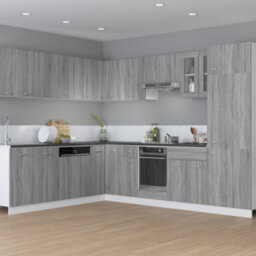 Vidaxl Oven Cabinet Lyon Grey Sonoma 60X46X81.5 Cm Engineered Wood - thumbnail 3