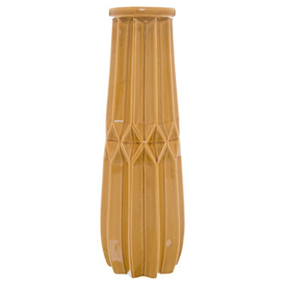 Seville Collection Tall Ochre Vase - image 1