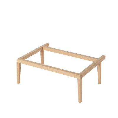 GoodHome Avela Matt Oak Vanity Unit Feet (H)210mm (W)600mm - image 1