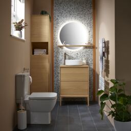 GoodHome Avela Matt Oak Vanity Unit Feet (H)210mm (W)600mm - thumbnail 8