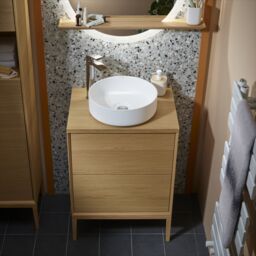 GoodHome Avela Matt Oak Vanity Unit Feet (H)210mm (W)600mm - thumbnail 4