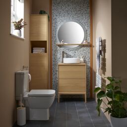 GoodHome Avela Matt Oak Vanity Unit Feet (H)210mm (W)600mm - thumbnail 6