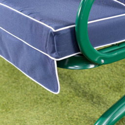 Alfresia Turin Reclining Swing Seat With Navy Blue Luxury Cushions - thumbnail 4