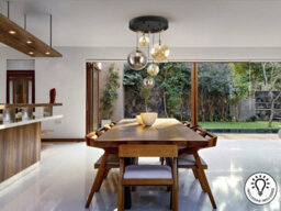 Luminosa Lighting Luminosa Dark Cluster Pendant Ceiling Light Black, Brass 5Xg9 400Lm - Uk Stock - thumbnail 2