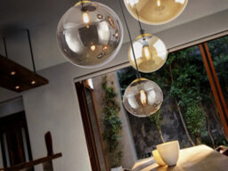 Luminosa Lighting Luminosa Dark Cluster Pendant Ceiling Light Black, Brass 5Xg9 400Lm - Uk Stock - thumbnail 3
