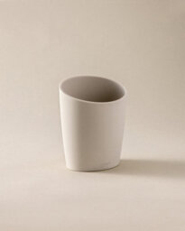 Cosmic Toothbrush Holder, Pale Sand, Unique Design, Soft-Finish Coating, Saku Collection
