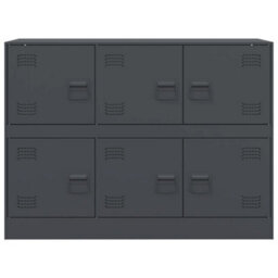 Vidaxl Sideboard Anthracite 99X39X73 Cm Steel - thumbnail 6