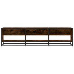 Berkfield Tv Cabinet Smoked Oak 180X40X46 Cm Engineered Wood - thumbnail 4