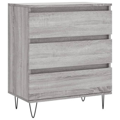 Berkfield Durable Sideboard Grey Sonoma 60X35X70 Cm Engineered Wood - image 1