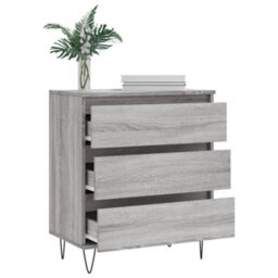 Berkfield Durable Sideboard Grey Sonoma 60X35X70 Cm Engineered Wood - thumbnail 4