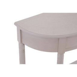 Orsina Grey Rounded Console Table For Hallway, Pine Wood Wood Table For Home And Office Décor - thumbnail 7