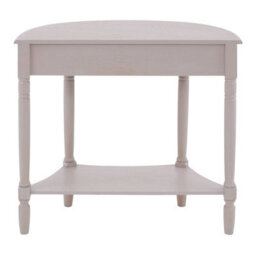 Orsina Grey Rounded Console Table For Hallway, Pine Wood Wood Table For Home And Office Décor - thumbnail 5