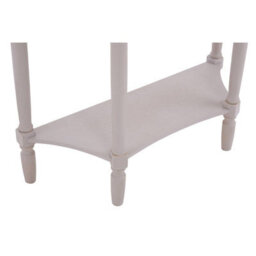 Orsina Grey Rounded Console Table For Hallway, Pine Wood Wood Table For Home And Office Décor - thumbnail 9