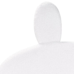 Wyld And Coco Cosynest Bunny Bouclé Upholstered Bed Frame 3Ft Eu Single Beige Off-White - thumbnail 8