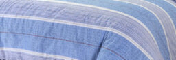 Homes & Linen Finn Stripe Duvet Cover Set Soft Breathable Striped Bedding With Pillowcases - thumbnail 3