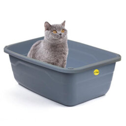 Cat Centre.Direct Cat Centre Jumbo Cat Litter Tray - Extra Deep Box - Anti-Spillage