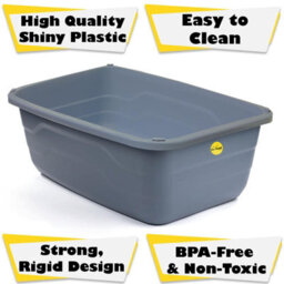 Cat Centre.Direct Cat Centre Jumbo Cat Litter Tray - Extra Deep Box - Anti-Spillage - thumbnail 2