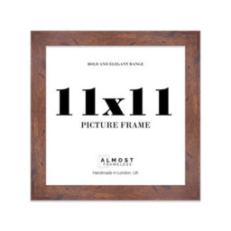 "16X16"" Silver Picture Frame - 16X16"" Square Frame With 14X14"" Mount For 16X16""/14X14"" Pictures Moderrn Style Thin Edge, 1 Pack" - thumbnail 1