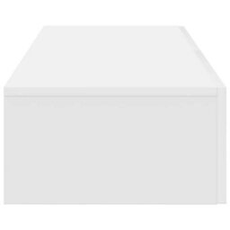 Berkfield Wall Shelf With Drawers White 100X36X19 Cm Engineered Wood - thumbnail 5