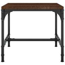 Berkfield Industrial Side Tables 2 Pcs Brown Oak 40X40X35 Cm Engineered Wood - thumbnail 6