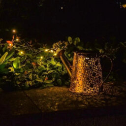 Solar Watering Can Light With Led String Lights Waterproof Dual Mode Garden Lamp - thumbnail 3