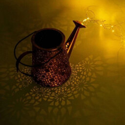 Solar Watering Can Light With Led String Lights Waterproof Dual Mode Garden Lamp - thumbnail 2