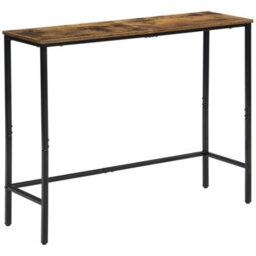 Mof Slim Console Table For Hallway Entryway  Living Room Brown Perfect For Small Spaces - thumbnail 3