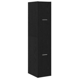 Walplus Apothecary Cabinet Black Oak 30X41X144.5 Cm Engineered Wood - thumbnail 2