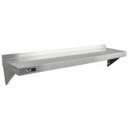 MonsterShop 2Xkukoo Commercial Stainless Steel Shelves Kitchen Wall Shelf Catering Corrosion Resistant & Free Microfiber Cloths 1400mmx300mm - thumbnail 5