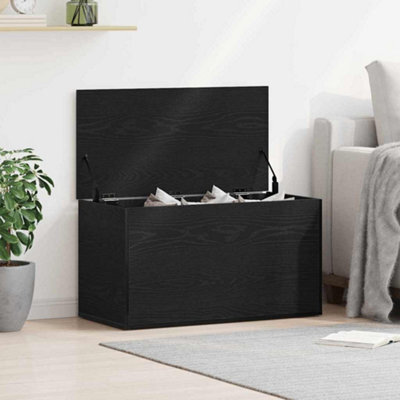 Walplus Storage Box Black Oak 84 X 42 X 46 Cm Engineered Wood - image 1