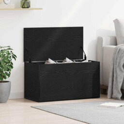 Walplus Storage Box Black Oak 84 X 42 X 46 Cm Engineered Wood - thumbnail 1