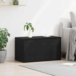Walplus Storage Box Black Oak 84 X 42 X 46 Cm Engineered Wood - thumbnail 4