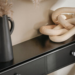 Sobuy Frg43-L-Sch,floating Shelf Wall Storage Unit With 3 Drawers,black, W94 X D15 X H10Cm - thumbnail 7
