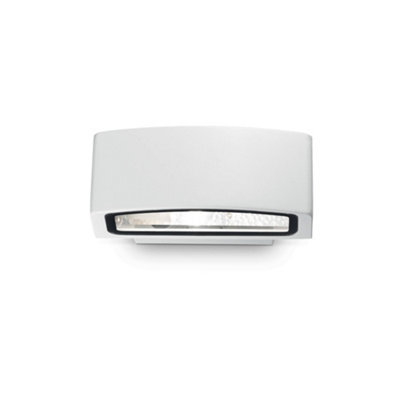 Ideal Lux Luminosa Andromeda 1 Light Outdoor Small Up Down Wall Light White, Cream Ip55, E27
