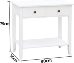 Spot On Dealz Console Table Slim Side Table Living Room Tables Hallway Furniture Cabinet With Drawers - thumbnail 2
