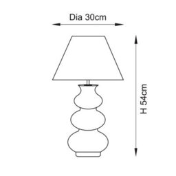 Luminosa Lighting Luminosa Monroe Gloss Green Glaze Table Lamp With Coral Pink Fabric Ikat Shade 30Cm B22 - thumbnail 8