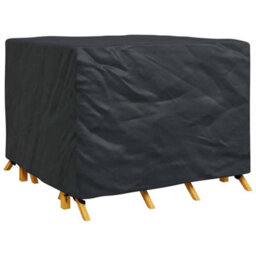 Walplus Outdoor Furniture Cover Black 125 X 125 X 74 Cm 210D Fabric - thumbnail 3