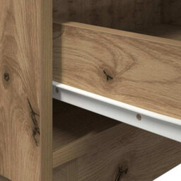 Berkfield Bedside Cabinet With Led Lights Artisan Oak 45X40X55 Cm - thumbnail 9